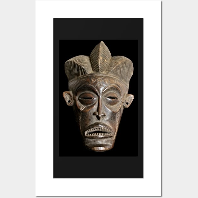 Chokwe Pwo Face Mask Wall Art by photoclique